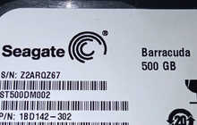 Жесткий диск hdd seagateBARACUDA500GB