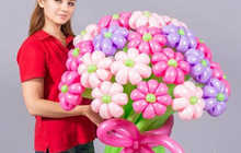 Цветы из шаров на заказ — уникальное оформление праздников, свадеб и мероприятий!